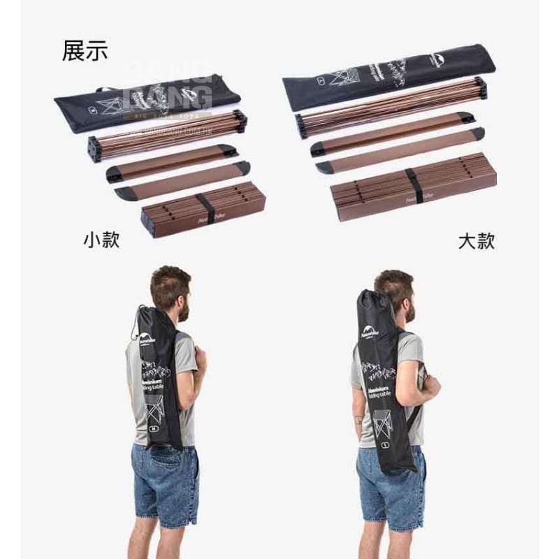 Naturehike Outdoor Aluminum Alloy Folding Table (Large Style) BBQ Picnic Table | Ultra Lightweight (NH16Z016 - L) *** - Bang Bang Airsoft