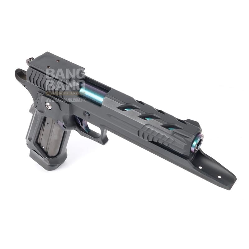 Nine Ball '2Way Fixed' Non - Recoiling Outer Barrel - ZANSHIN for Tokyo Marui Hi Capa 5.1 - Murasaki Purple - Bang Bang Airsoft