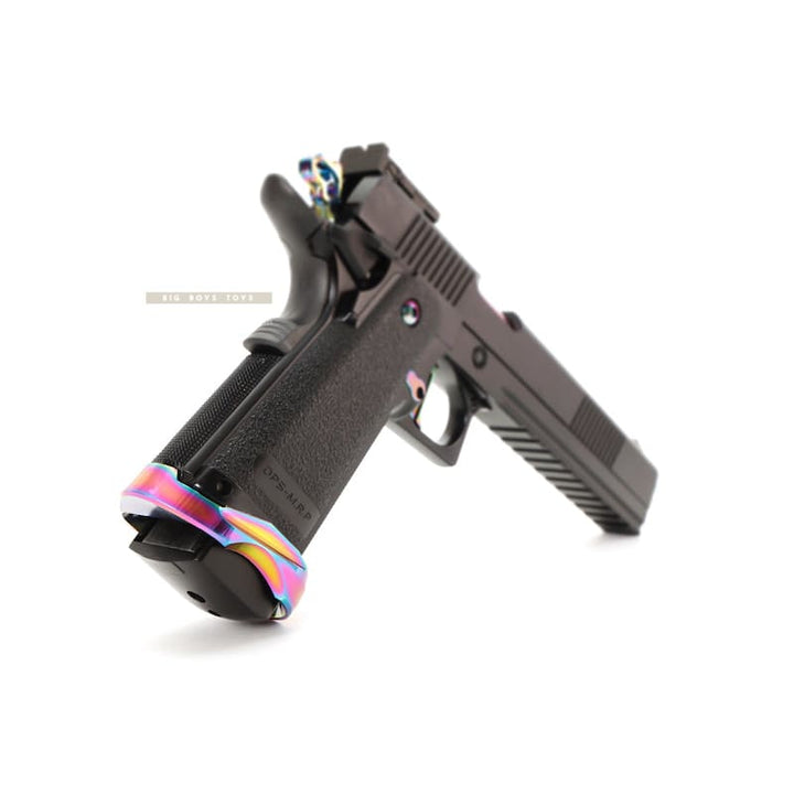 Nine Ball Aluminum Alloy Magwell NEO for Tokyo Marui Hi - Capa 5.1 / 4.3 GBB Pistol - Heat Gradation - Bang Bang Airsoft