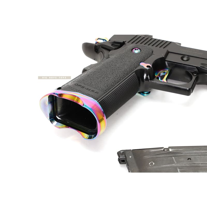 Nine Ball Aluminum Alloy Magwell NEO for Tokyo Marui Hi - Capa 5.1 / 4.3 GBB Pistol - Heat Gradation - Bang Bang Airsoft
