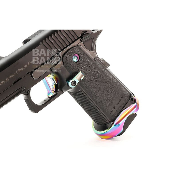 Nine Ball Aluminum Alloy Magwell NEO for Tokyo Marui Hi - Capa 5.1 / 4.3 GBB Pistol - Heat Gradation - Bang Bang Airsoft