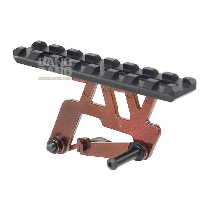 Nine Ball Aluminum Optic Base Mount NEO - ZANSHIN for Tokyo Marui Hi Capa 5.1 / 4.3 GBB - Kurenai Red - Bang Bang Airsoft