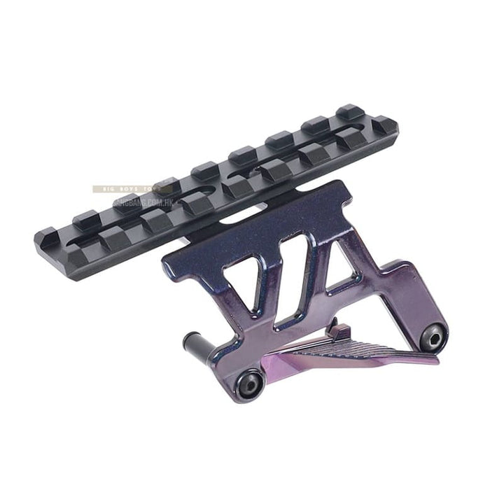 Nine Ball Aluminum Optic Base Mount NEO - ZANSHIN for Tokyo Marui Hi Capa 5.1 / 4.3 GBB - Murasaki Purple - Bang Bang Airsoft