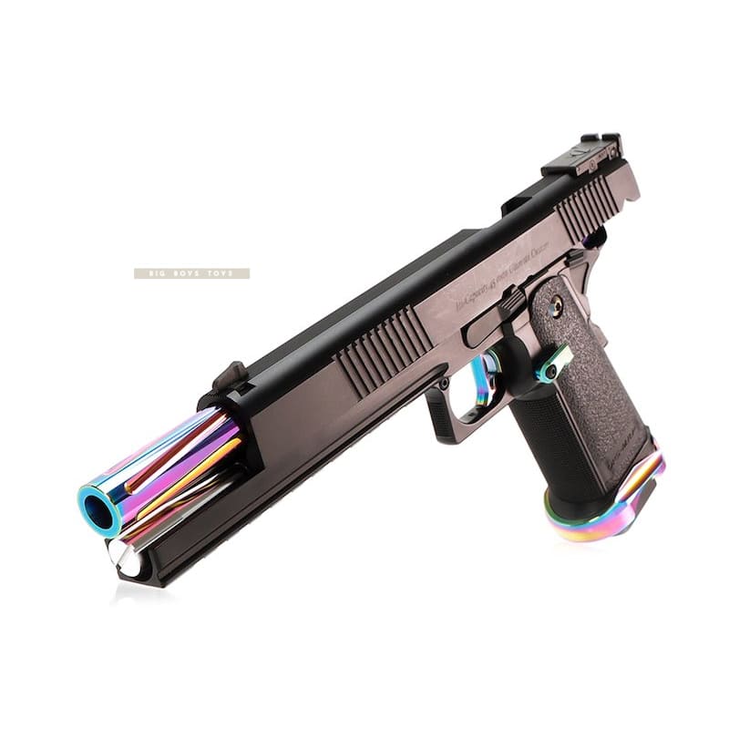Nine Ball Custom Extended Magazine Release for Tokyo Marui Hi - Capa Series GBB Pistol - Heat Gradaton - Bang Bang Airsoft