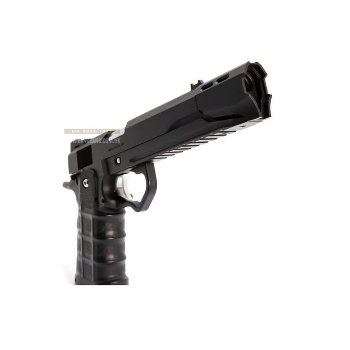 Nine Ball Custom Lower Frame R w/Compensator for Tokyo Marui Hi - Capa 5.1 Series (Except Gold Match) - Black - Bang Bang Airsoft