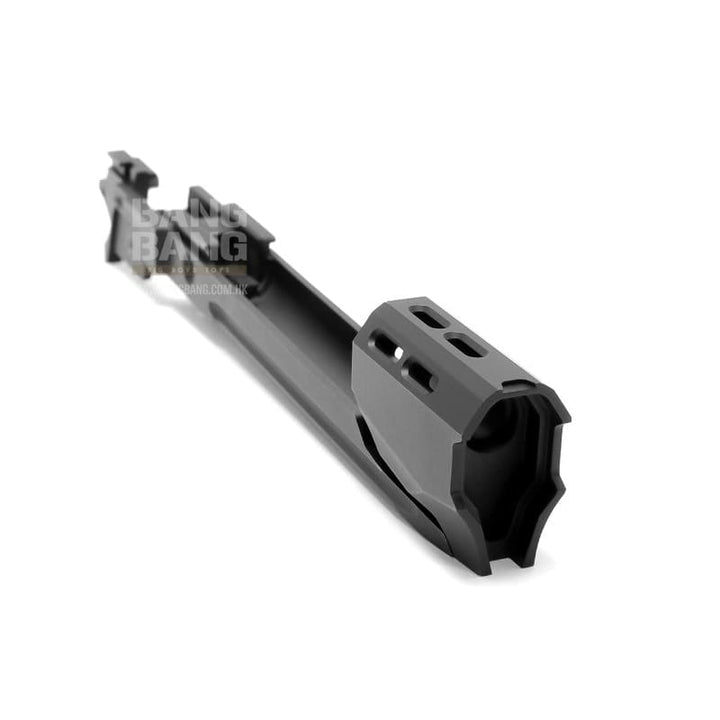 Nine Ball Custom Lower Frame R w/Compensator for Tokyo Marui Hi - Capa 5.1 Series (Except Gold Match) - Black - Bang Bang Airsoft