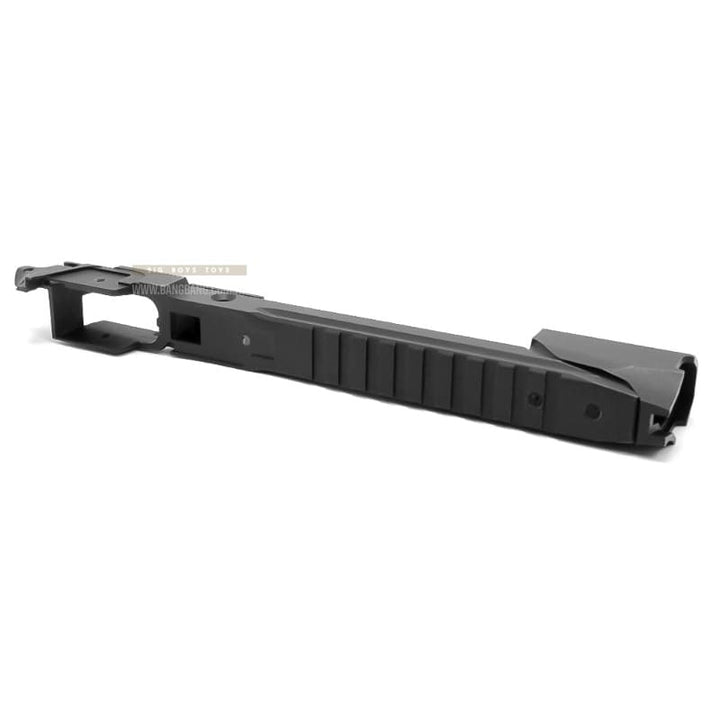 Nine Ball Custom Lower Frame R w/Compensator for Tokyo Marui Hi - Capa 5.1 Series (Except Gold Match) - Black - Bang Bang Airsoft