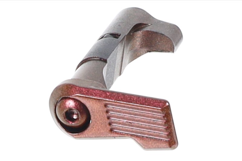 Nine Ball Custom Magazine Catch - ZANSHIN for Tokyo Marui Hi Capa Series GBB Pistol - Kurenai Red - Bang Bang Airsoft