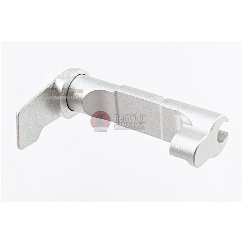 Nine Ball Custom Magzine Catch for Tokyo Marui Hi - Capa GBB Pistol - Silver - Bang Bang Airsoft