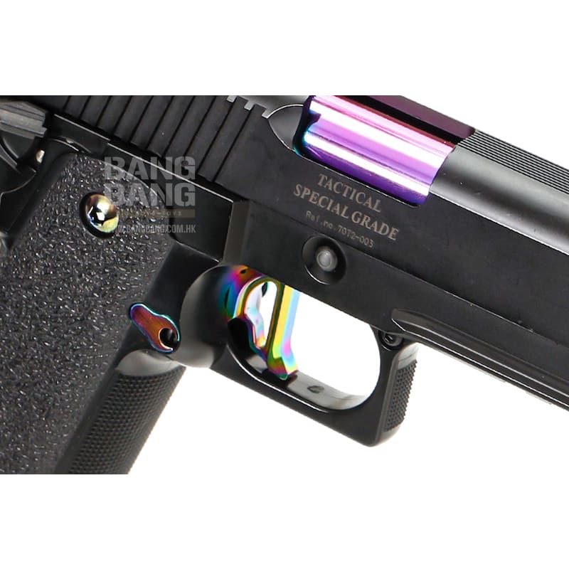 Nine Ball Custom Straight Trigger 'Gamma' for Tokyo Marui Hi - Capa 5.1/4.3/1911 Series GBBP - Heat Gradation - Bang Bang Airsoft