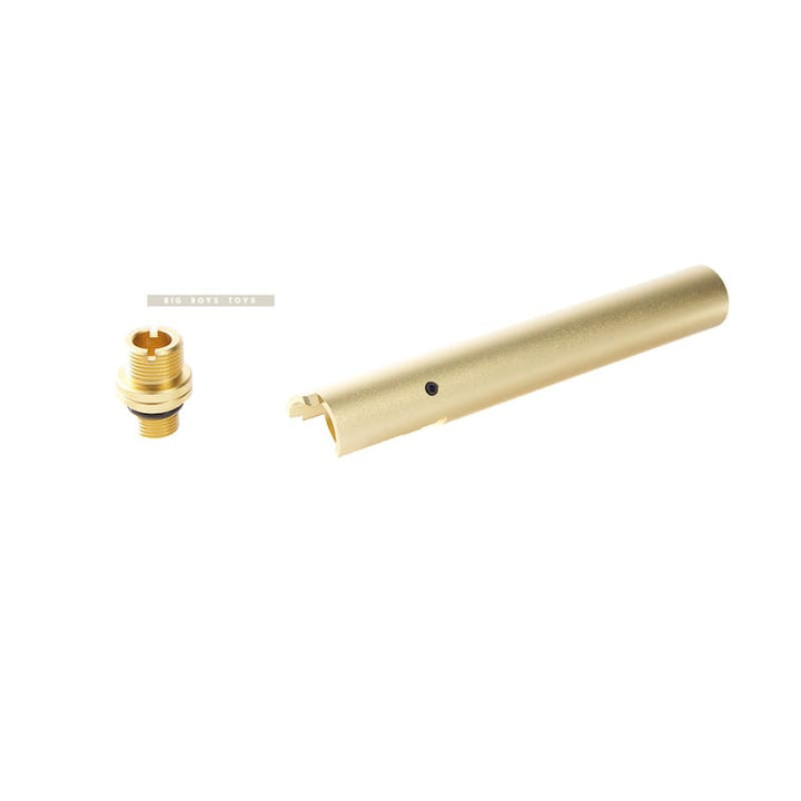 Nine Ball 'FIXED' Non - Recoil 2Way Outer Barrel for Hi - Capa 5.1 GBB Series - Gold - Bang Bang Airsoft