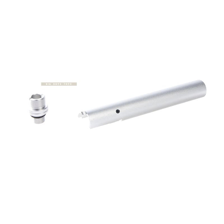 Nine Ball 'FIXED' Non - Recoil 2Way Outer Barrel for Hi - Capa 5.1 GBB Series - Silver - Bang Bang Airsoft