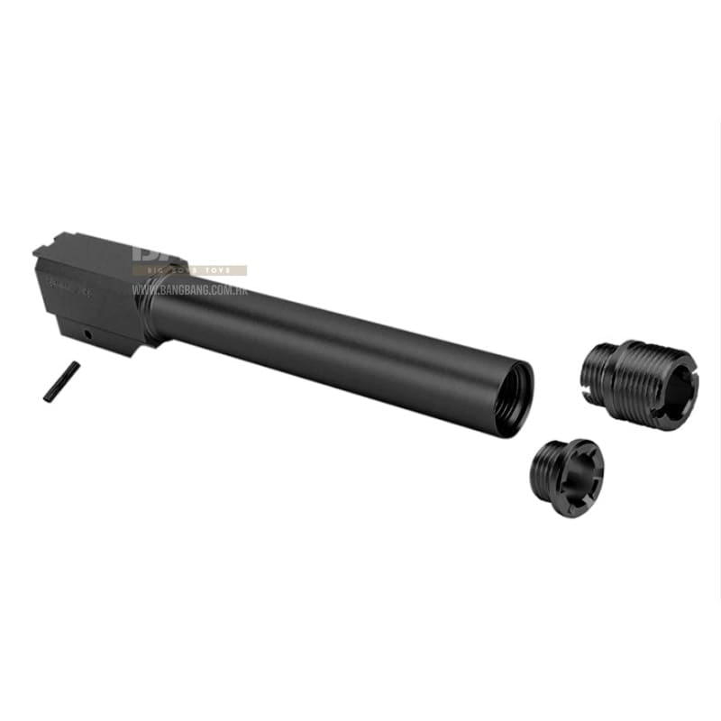 Nine Ball Non - Recoil 2 Way Outer Barrel w/ 14mm CCW Adapter for SIG AIR P320 M17 GBB - BK - Bang Bang Airsoft