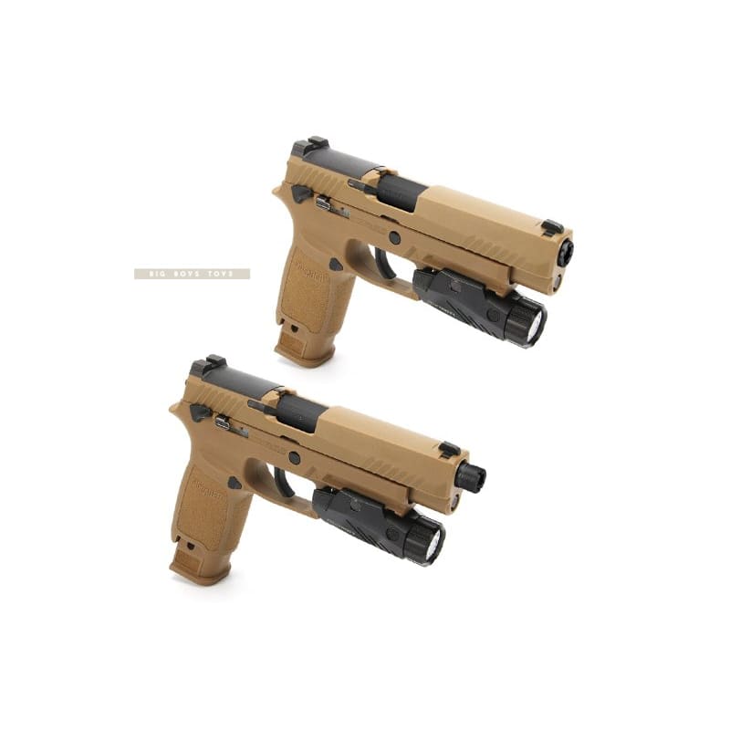 Nine Ball Non - Recoil 2 Way Outer Barrel w/ 14mm CCW Adapter for SIG AIR P320 M17 GBB - BK - Bang Bang Airsoft