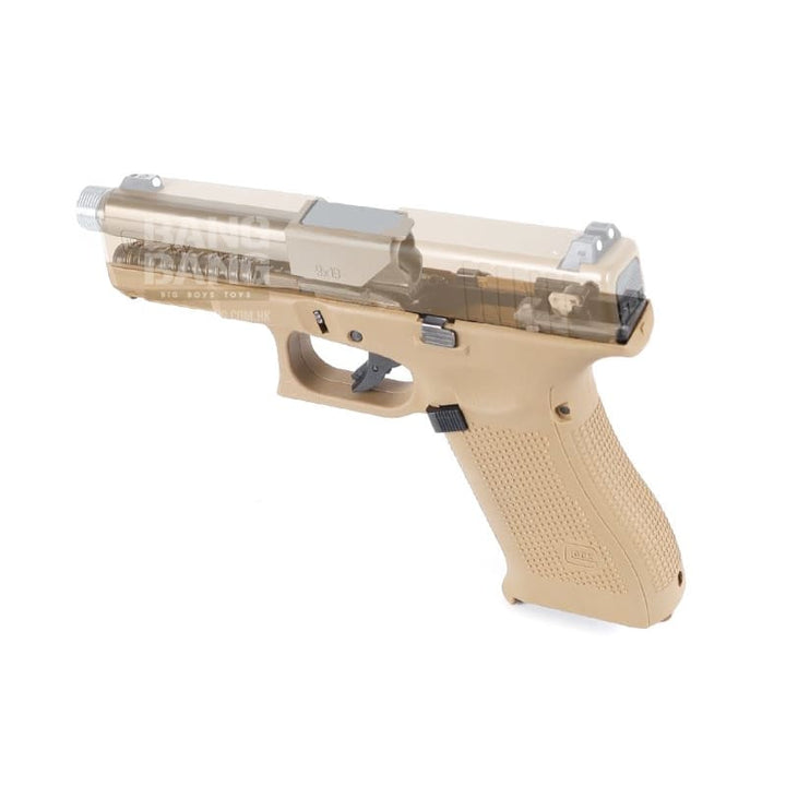 Nine Ball Non - Recoil 2 Way Outer Barrel w/ 14mm CCW Adapter for Umarex (VFC) 19X GBB Airsoft - BK - Bang Bang Airsoft