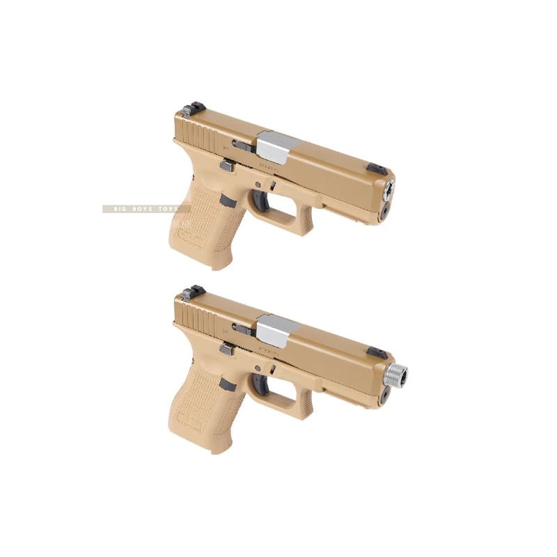 Nine Ball Non - Recoil 2 Way Outer Barrel w/ 14mm CCW Adapter for Umarex (VFC) 19X GBB Airsoft - SV - Bang Bang Airsoft