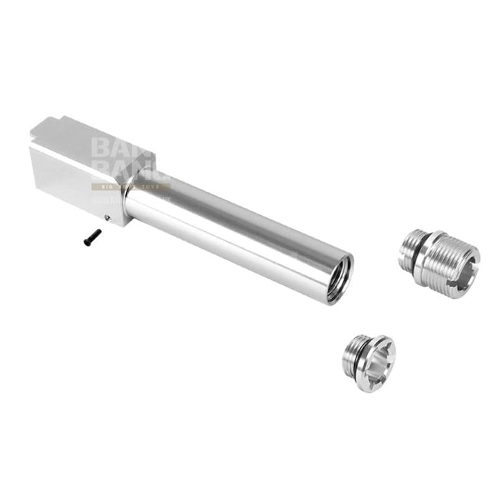 Nine Ball Non - Recoil 2 Way Outer Barrel w/ 14mm CCW Adapter for Umarex (VFC) 19X GBB Airsoft - SV - Bang Bang Airsoft