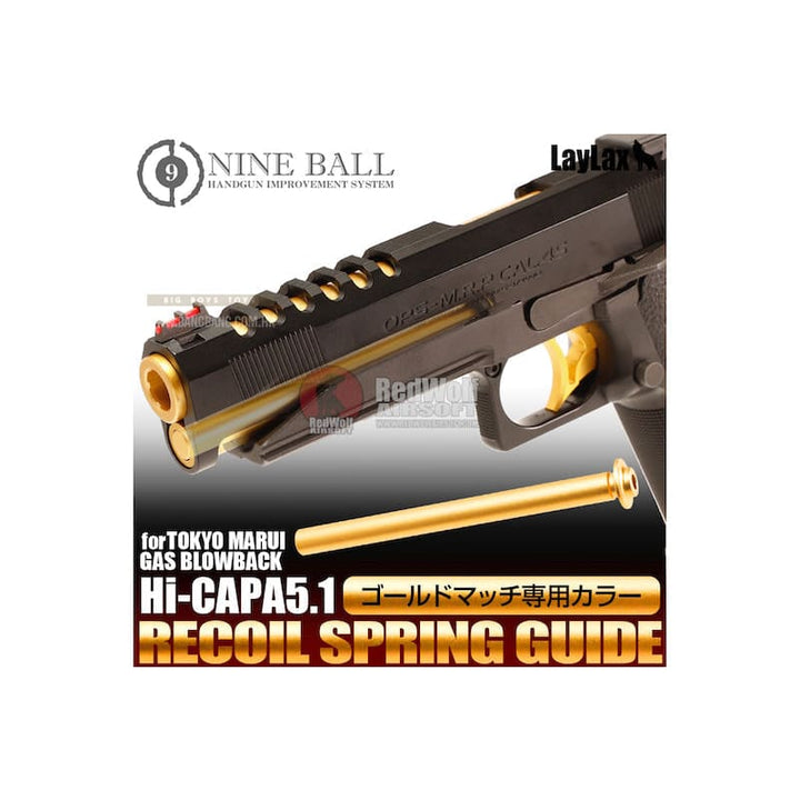 Nine Ball Recoil Spring Guide for Tokyo Marui Hi - Capa 5.1 Gold Match GBB Pistol - Bang Bang Airsoft