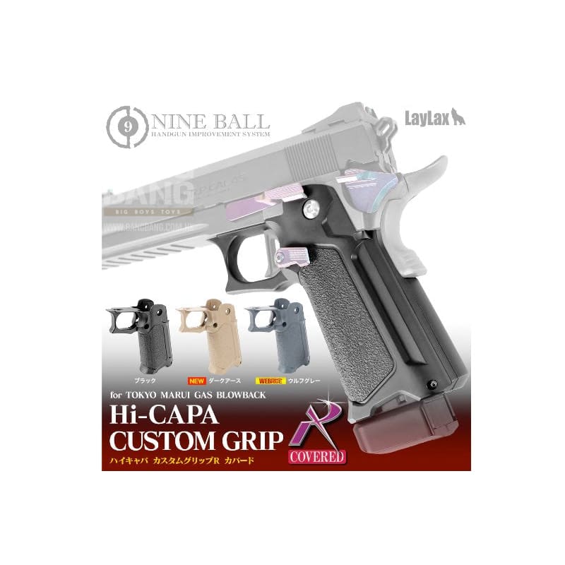 Nine Ball Tokyo Marui Hi - Capa GBB Custom Slim Grip R - WG - Bang Bang Airsoft
