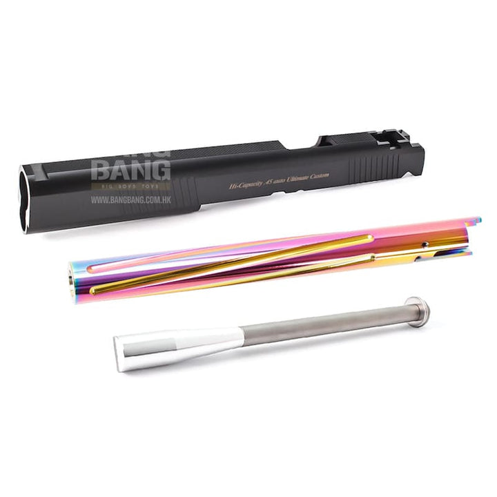 Nine Ball Ultimate Custom Slide NEO 7inch + Heat Gradation Outer barrel 7inch for Tokyo Marui Hi - Capa 5.1 GBB Pistol - Bang Bang Airsoft