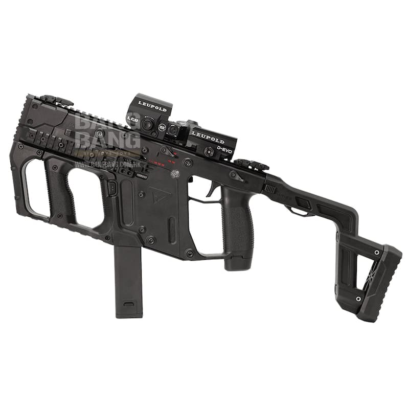 Nitro.Vo Strike Knuckle Guard & Advanced Grip for Kiss Vector Airsoft AEG / GBB SMG Rifle - Black - Bang Bang Airsoft