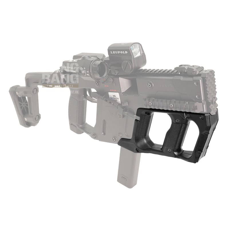 Nitro.Vo Strike Knuckle Guard & Advanced Grip for Kiss Vector Airsoft AEG / GBB SMG Rifle - Black - Bang Bang Airsoft