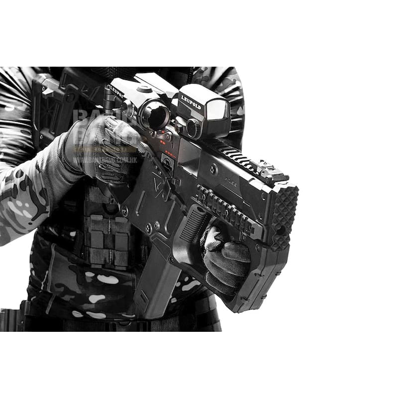 Nitro.Vo Strike Knuckle Guard & Advanced Grip for Kiss Vector Airsoft AEG / GBB SMG Rifle - Black - Bang Bang Airsoft