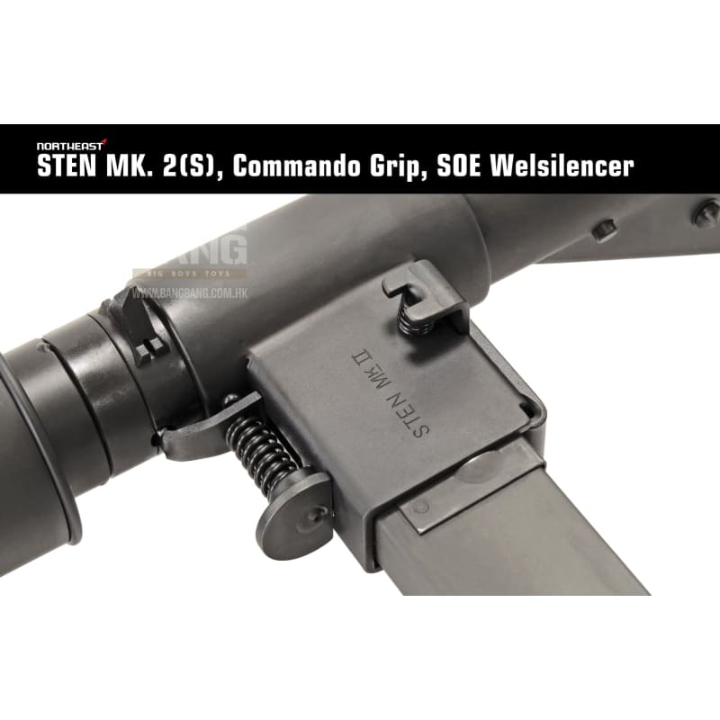 Northeast STEN MK2 GBB SOE Ver. (Welsilencer & Commando Grip) - Bang Bang Airsoft