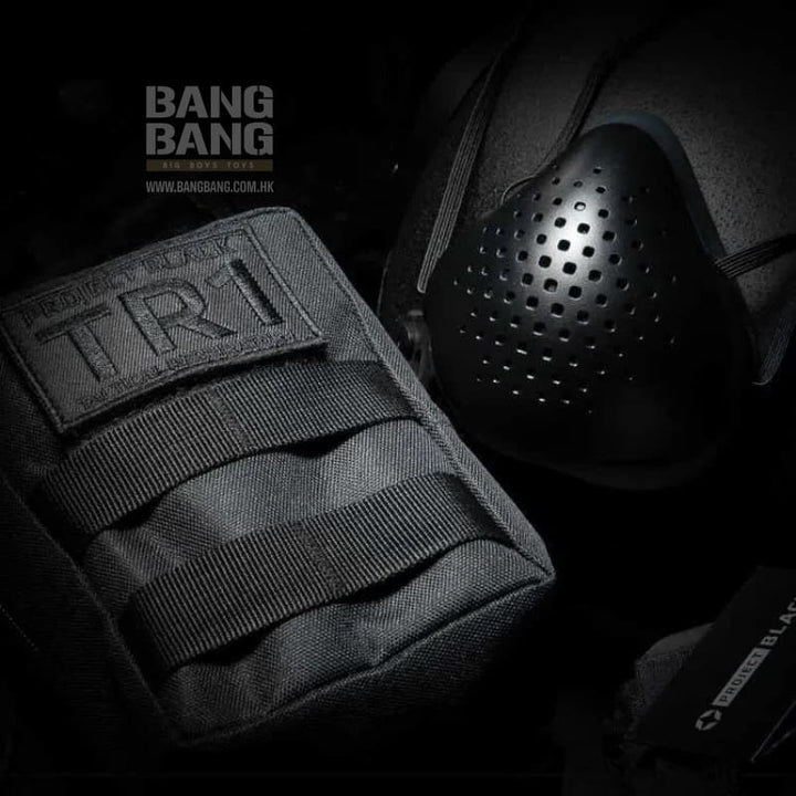O2 Project Black Tactical Respirator TR1 Mask Box Set - Black - Bang Bang Airsoft