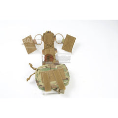 Ops combat helmet counter weight / utility pocket - multicam