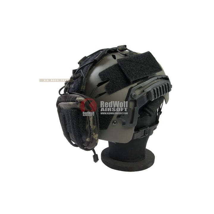 OPS Combat Helmet Counter Weight / Utility Pocket - Multicam Black - Bang Bang Airsoft