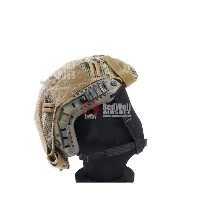 OPS Combat Helmet Mesh Cover for Ops - Core Fast Ballistic Helmet - Multicam (Size L / XL) - Bang Bang Airsoft
