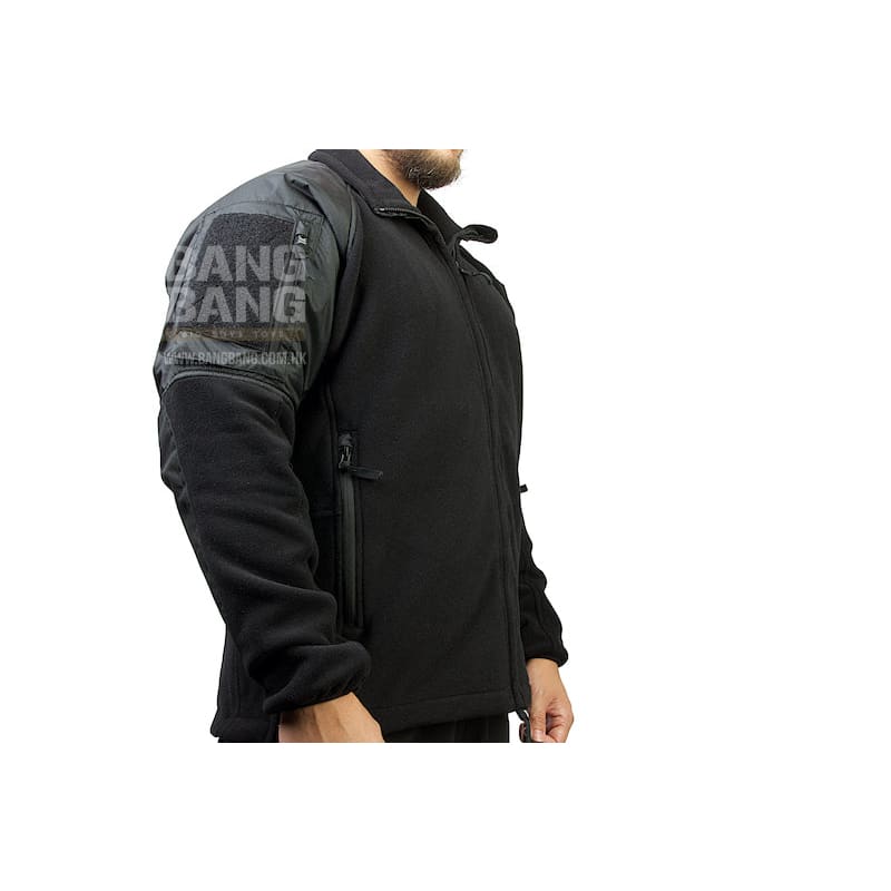 OPS Power Stretch Combat Fleece - Black (size XL) - Bang Bang Airsoft