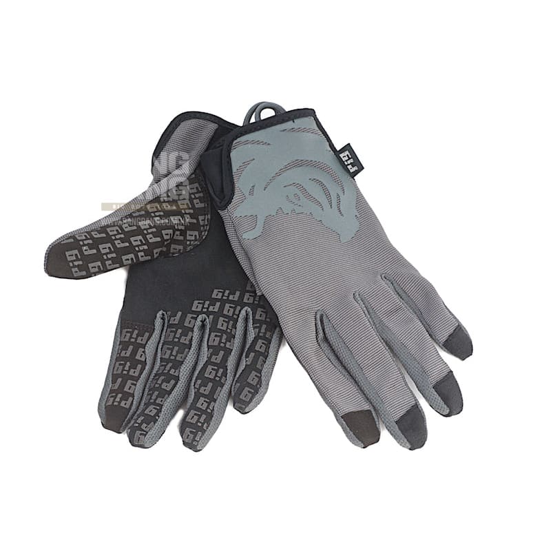 PIG Full Dexterity Tactical (FDT) Delta Utility Glove (L Size / Carbon Grey) - Bang Bang Airsoft
