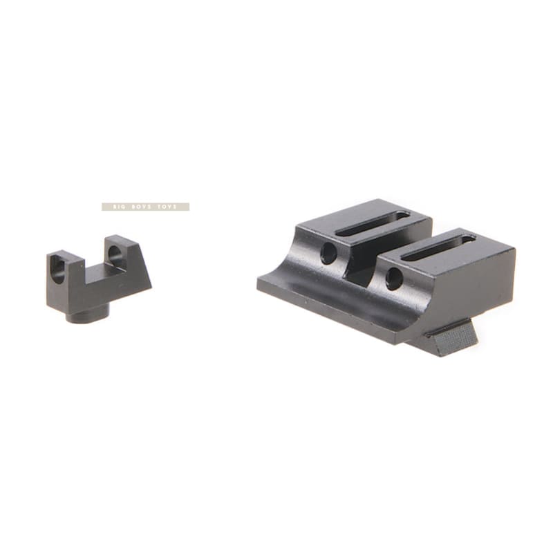 Pro - Amrs CNC Fiber Optic Steel Sight for Umarex / VFC G17 Gen 3, G17 Gen 4, G19 Gen 3 - Bang Bang Airsoft