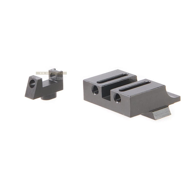 Pro - Amrs CNC Fiber Optic Steel Sight for Umarex / VFC G17 Gen 3, G17 Gen 4, G19 Gen 3 - Bang Bang Airsoft