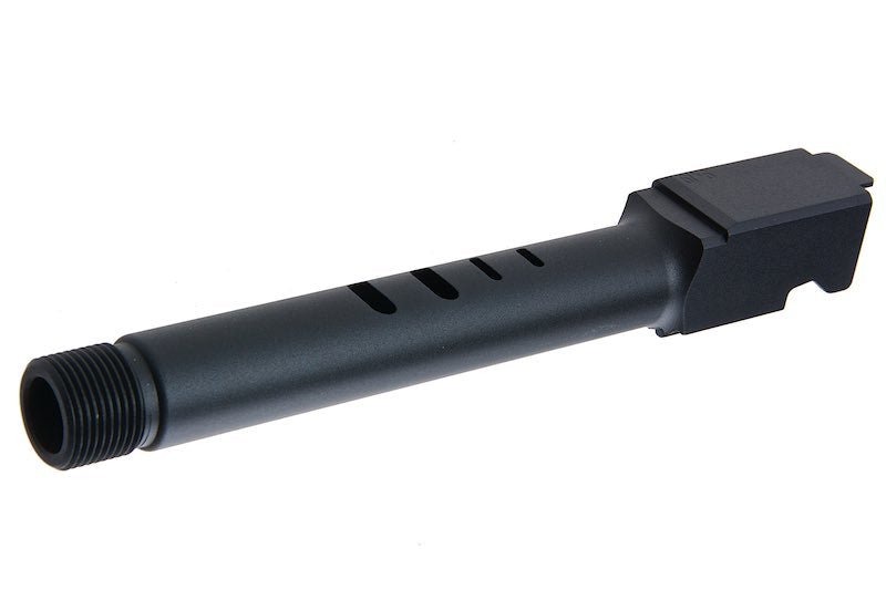 Pro Arms Outer Threaded Barrel for VFC Glock 18C, Tokyo Marui G17 Gen 3/G18C (14mm CCW, CNC Aluminum) Black Bang Bang Airsoft