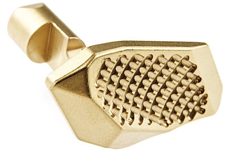 Pro Arms SIG Sauer M17 / M18 Takedown Lever V1 (CNC Steel, Titanium Gold Coating) - Bang Bang Airsoft