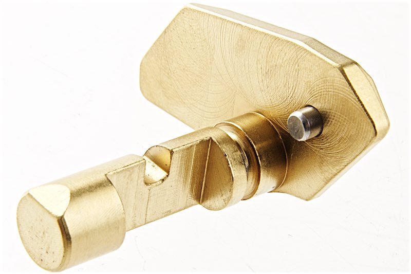 Pro Arms SIG Sauer M17 / M18 Takedown Lever V1 (CNC Steel, Titanium Gold Coating) - Bang Bang Airsoft