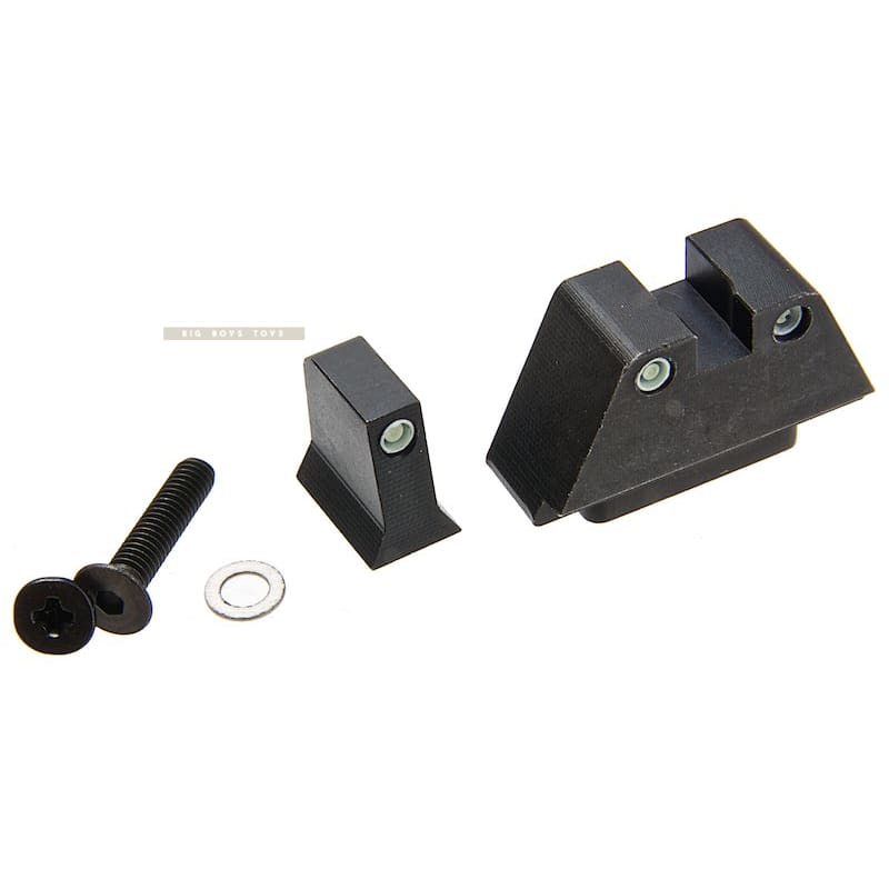 Pro - Arms Tritium Steel Suppressor Sight for Tokyo Marui G17 Gen 3 / Gen 4 GBB Pistol - Bang Bang Airsoft