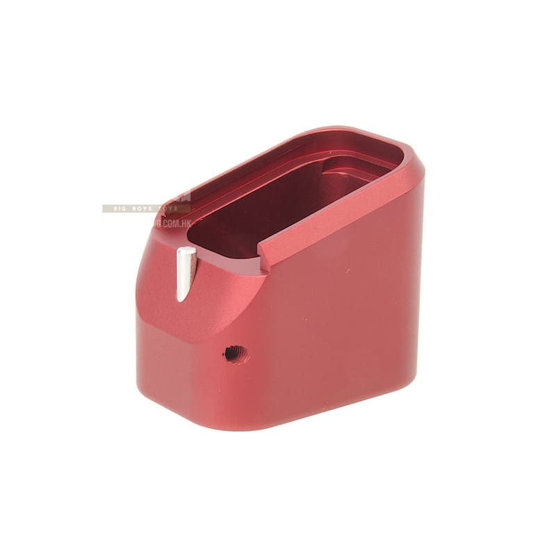 Pro - Arms TT Style Plus 5 Magazine Base for Umarex/VFC Glock Series GBB Pistol Magazine - Red - Bang Bang Airsoft