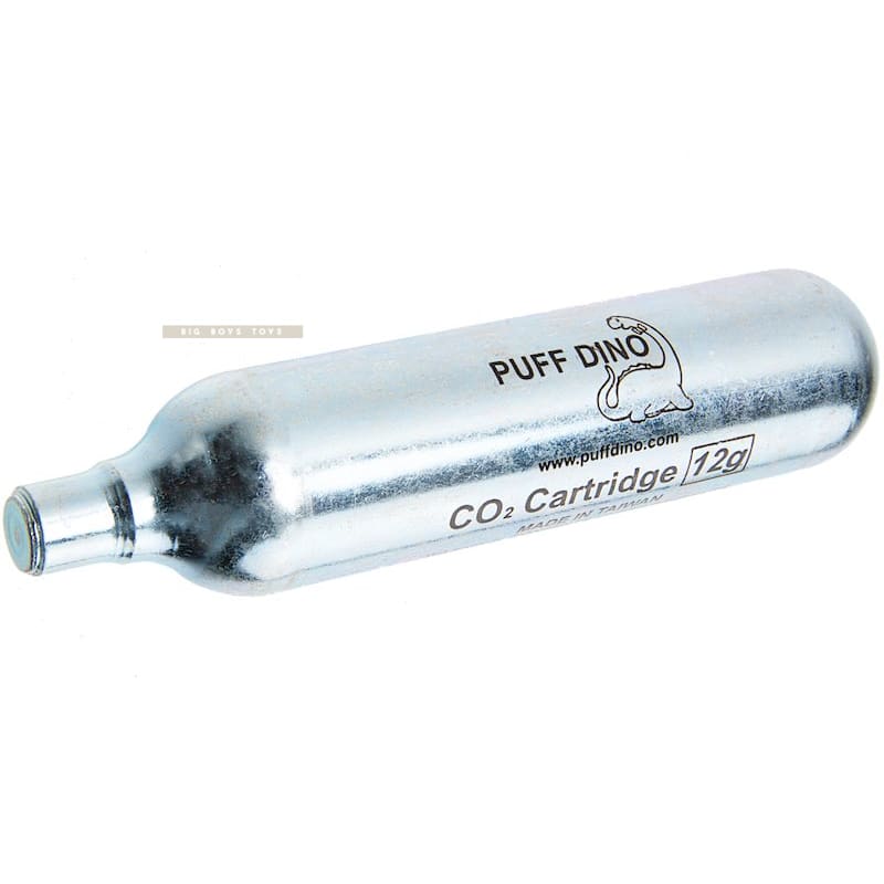 Puff Dino CO2 Cartridge 12g (6pcs / Bag) - Bang Bang Airsoft
