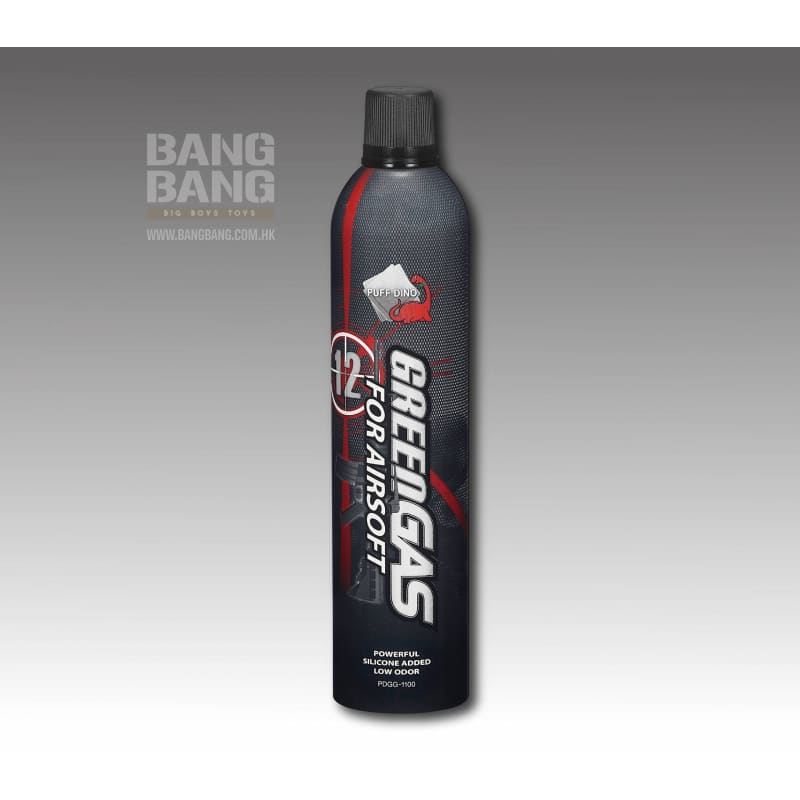 Puff Dino Green Gas - 12kg/ with Silicone - Bang Bang Airsoft