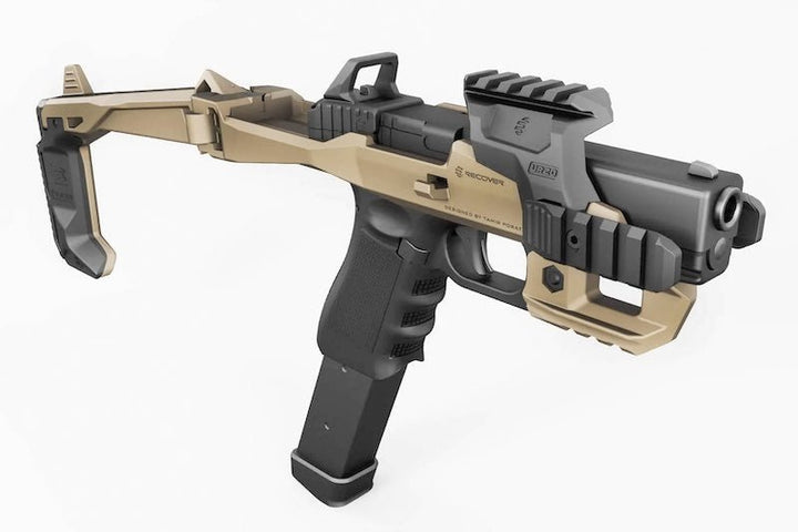 Recover Tactical 20/20 Stabilizers Brace Upper Rail - Black - Bang Bang Airsoft