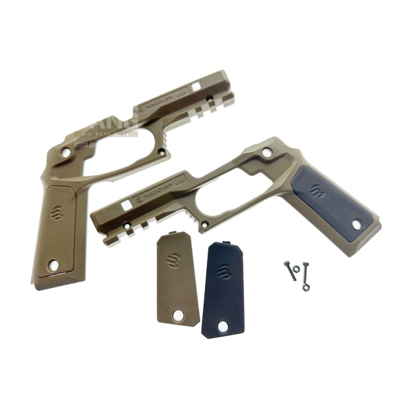 Recover tactical cc3pttb black and tan frame for 1911 free
