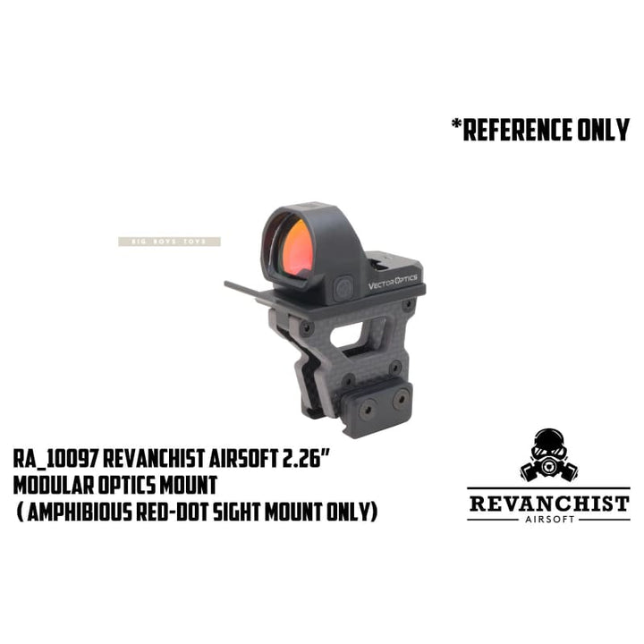 Revanchist Airsoft 2.26" Modular Optics Mount (Amphibious Red - dot Sight Mount Only) - Bang Bang Airsoft
