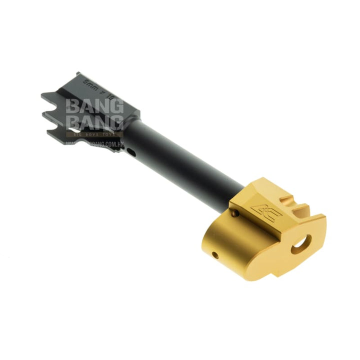 Revanchist Airsoft AC Style Compensator and M18 CNC Alu Barrel Set for SIG AIR M17/M18 GBB - Bang Bang Airsoft