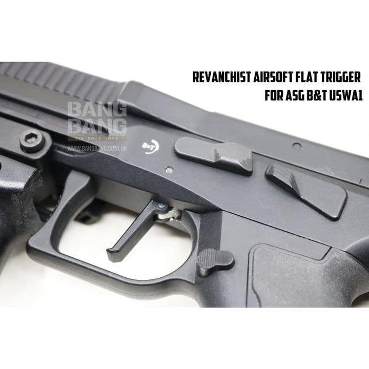 Revanchist Airsoft Flat Trigger For ASG B&T USWA1 - Bang Bang Airsoft