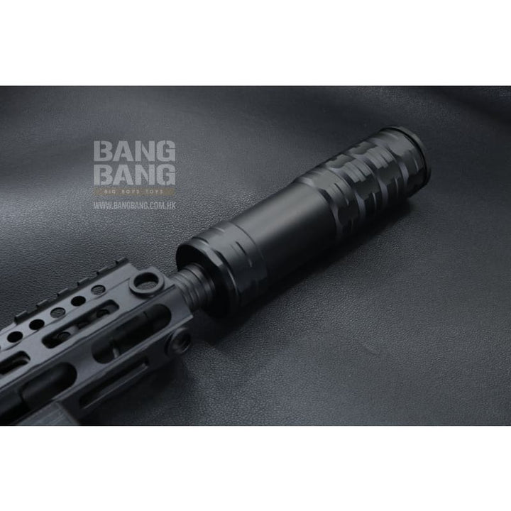 Revanchist Airsoft JK Style 14mm CCW Dummy Silencer (Type A - Black) - Bang Bang Airsoft