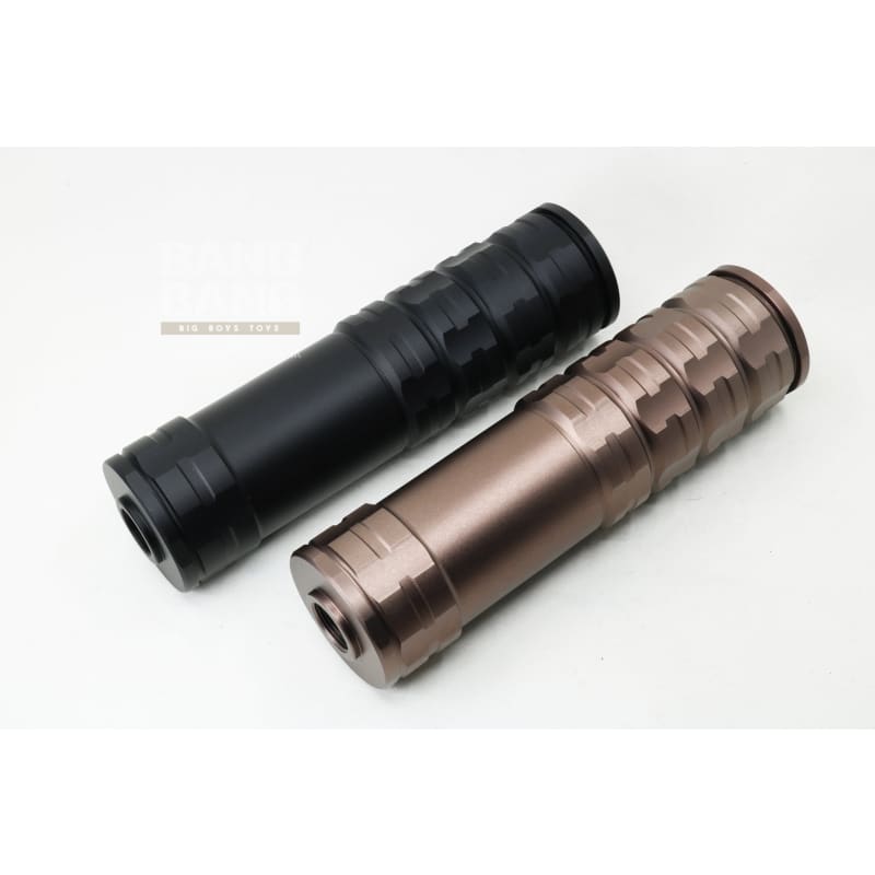 Revanchist Airsoft JK Style 14mm CCW Dummy Silencer (Type A - Black) - Bang Bang Airsoft